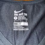 Nike The  Tee Dri Fit Women’s Size Small Long Sleeve Tee Athletic Cut V-Neck Photo 3