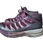 Hoka Women's Speedgoat Mid Waterproof Trail Running Shoes Size 7.5 Plum Purple Photo 13