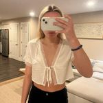 Princess Polly Vintage Tie Up Top Photo 2