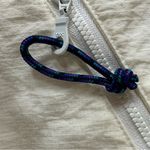 Columbia  Windbreaker Half Zip Blue‎ Cream Mens Size L Vintage Blue White Light Photo 5