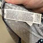 Forever 21  Contemporary Black Aqua Dot Twist Front Midi Dress Size M NEW Photo 4