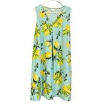 ✨J. Jill Lemon Print Linen A Photo 5