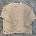 Aerie Soft Brown Waffle Knit Top Photo 0