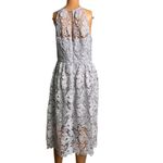 Donna Morgan Floral Lace Midi Dress Halter Neck Sleeveless Party Cocktail SZ 6 Photo 6
