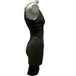 French Kiss  Black Striped Mini Dress S Sleeveless V-Neck Party/Cocktail Summer Photo 3