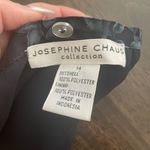 Josephine Chaus Vintage Floral Maxi Skirt Size 10‎ Blue Whimsigoth Photo 3