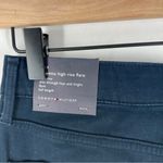 Tommy Hilfiger  Lafayette Navy Blue Stretch High Rise Flare Pants NWT Size 2 Photo 9
