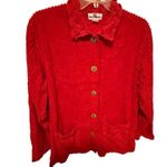 Vintage Blana Banana Red Dress & Chenille Jacket Photo 0