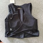 BUFFBUNNY High Neck Zipper Sports Bra Black Size Small Photo 1