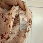 frame denim  100% silk floral blouson blouse size small Photo 6