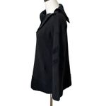 Smartwool  Womens Tunic Sweater Size Medium Lodge Cozy Black Button‎ Turtleneck Photo 4