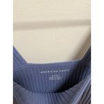 American Eagle  purple ribbed crop top cropped tank top small wide strap Photo 3