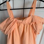 ZARA Peach Babydoll bubble Dress Photo 4