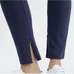 Fabletics  Women's Ponte Skinny Zip Split Hem Pant Navy Blue Medium #689 Photo 3