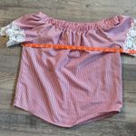 Roommates  Red and White Striped Skirt Size S Photo 3