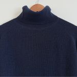 MM.LaFleur  Cashmere Arbus Sweater Size Small Navy Blue Turtleneck Photo 1