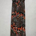 Justify  Animal Print Strapless Maxi Dress Sz M Photo 0