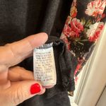 Umgee Charcoal Top with Floral Sleeves Photo 2