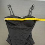 Priceless Black Mesh Light Padding Thong Back One Piece Lingerie Bodysuit XS S Photo 9