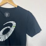 ASICS Spooky Collection Black Mummy Logo Short Sleeve Graphic Tee Photo 2