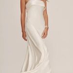 Reformation  Jovie Ivory Silk Maxi Dress Photo 4