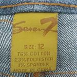 Seven7  12 35x32 Boot Cut High Waisted Dark Wash Jeans Photo 3