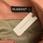 Anthropologie  BlankNYC Chelsea Pants Faux Leather Pleated Tapered Pink Size‎ 28 Photo 8