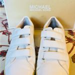 Michael Kors Craig Optic White Patent Leather Fashion Sneaker Size 7 Photo 11