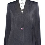 Investments dark gray blazer 8 NWT Photo 0