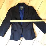 Modcloth  EUC Women's Blue One Button Notched Collar Blazer XS Photo 4