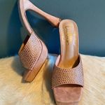 Lulus Karelee Light Nude Rhinestone Platform High Heel Photo 0