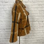 Stoosh Plaid Teddy Zip Up Coat - Size Medium Photo 4