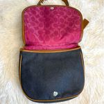 Coach y2k Vintage Denim Suede Striped Crossbody Shoulder Bag Photo 4
