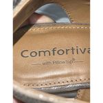 Comfortiva Leather Strappy Block Heel Sandals Taupe Women’s 7.5M Size 7.5 Photo 10