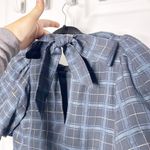 Marie Oliver  XS Wren Midnight Plaid‎ Mini Dress Silk Blend Photo 4