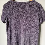 Boden Dandelion Short Sleeve Pocket Dress in Gray and Purple Size Size 8 Long Photo 4