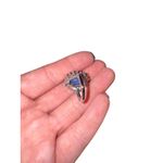 Ring / Avon / Princess Majestic / Blue Sapphire / Faux / Cocktail / Vintage Photo 1
