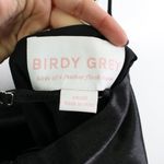 Birdy Grey Birdy‎ Grey Lisa Shiny Satin Midi Slip Dress Black Size S Photo 8