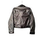 Rebecca Minkoff  Black SPARKLY Cropped Trucker jacket M Unique Statement Piece Photo 2