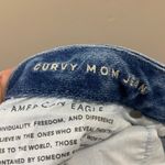 American Eagle Stretch Curvy Mom Jean High Rise Light Wash Jeans Photo 2