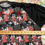 LuLaRoe  women’s size 3XL randy poisoned apple queen of hearts spade hearts black Photo 3