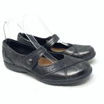 Cobb Hill Penfield Petra Dark Pewter Leather Mary Jane Comfort Shoe Size 8.5 Black Photo 0