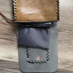 Puerto Rico Crossbody Handbag Women's Small Brown Synthetic Woven Strap Purse Photo 4