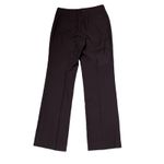 Talbots  Womens Heritage Pants Size 6 Wool Blend Brown Stretch‎ Flat Front 29X32 Photo 4