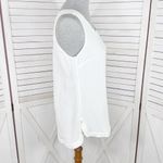 Soft Surroundings  Oceo Gauze Tank Top Ivory XS Photo 2