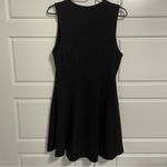 Umgee Sleeveless Black ALine Dress W/ Gold Front Zipper Detail Casual Party Cocktail L Photo 8