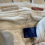 Pilcro  Women's Micro Corduroy Slim Boyfriend Crop Pants Ivory Cream Boho‎ Preppy Photo 3