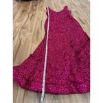 Morgan & Co New Chloé Sequined Gown Dress stretch Sz 7 fit sz medium Pink Photo 8
