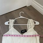 EXPRESS NWT  Chiffon Pleated Dress Off White Size XS Wedding Bridal Bachelorette Photo 4