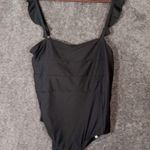 Summersalt  Ruff Oasis Ner One Pice Swimsuit Black Padded Modest Womens 18 Photo 3